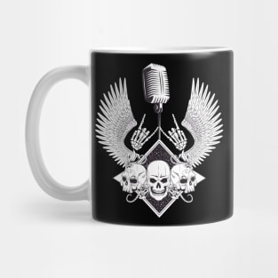Rock & Roll Skeleton Mug